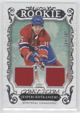 2018-19 Upper Deck Artifacts - Roman Numeral Rookies Redemptions - Silver Relics #III - Jesperi Kotkaniemi /399