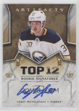 2018-19 Upper Deck Artifacts - Top 12 Rookie Signatures #RS-MI - Casey Mittelstadt