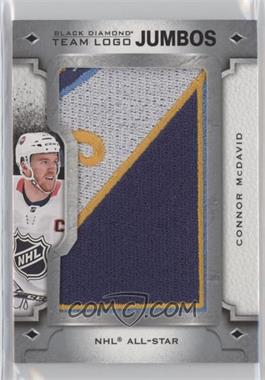 2018-19 Upper Deck Black Diamond - Team Logo Jumbo Manufactured Patches #ASTL-CM - Connor McDavid