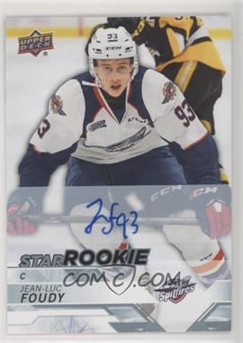 2018-19 Upper Deck CHL - [Base] - Autographs #333 - Star Rookies - Jean-Luc Foudy