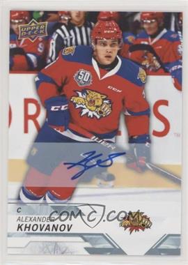 2018-19 Upper Deck CHL - [Base] - Autographs #43 - Alexander Khovanov