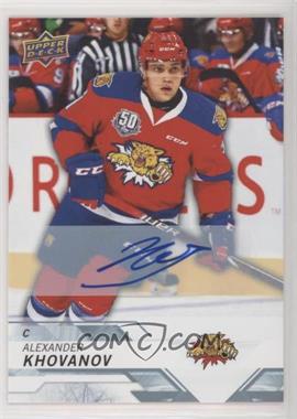 2018-19 Upper Deck CHL - [Base] - Autographs #43 - Alexander Khovanov