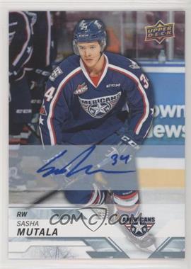 2018-19 Upper Deck CHL - [Base] - Autographs #78 - Sasha Mutala