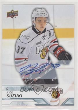 2018-19 Upper Deck CHL - [Base] - Autographs #98 - Nick Suzuki