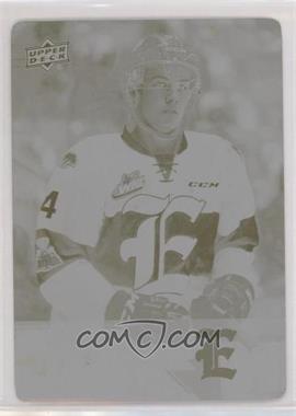 2018-19 Upper Deck CHL - [Base] - Printing Plate Yellow #40 - Riley Sutter /1