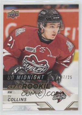 2018-19 Upper Deck CHL - [Base] - UD Midnight #396 - Star Rookies - Ty Collins /25