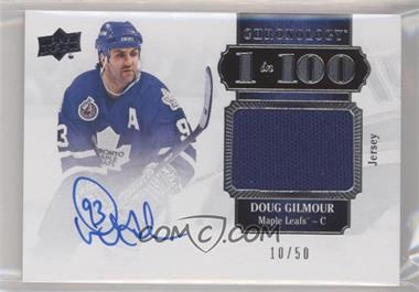 2018-19 Upper Deck Chronology - 1 in 100 - Relic Autographs #100-DG - Doug Gilmour /50