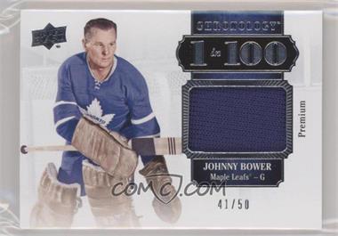 2018-19 Upper Deck Chronology - 1 in 100 - Relics #100-JO - Johnny Bower /50