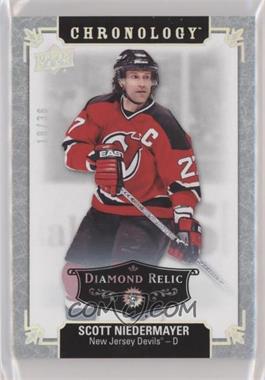 2018-19 Upper Deck Chronology - [Base] - Diamond Relic #12 - Scott Niedermayer /36