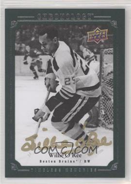 2018-19 Upper Deck Chronology - Canvas Autographs Timeless Memories - Green #CA-WO - 2019-20 Upper Deck Chronology Update - Willie O'Ree /10