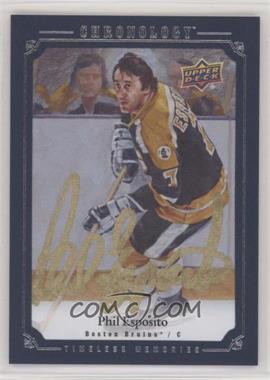 2018-19 Upper Deck Chronology - Canvas Masterpiece Autographs Timeless Memories #CMA-PE - Phil Esposito