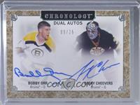 Bobby Orr, Gerry Cheevers #/25