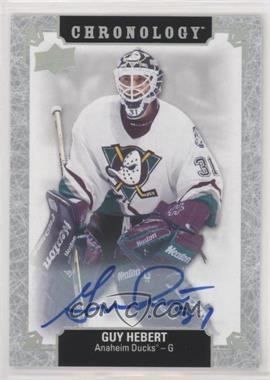 2018-19 Upper Deck Chronology - Franchise History Autographs #FH-AN-GH - Guy Hebert