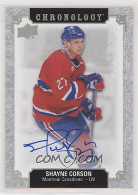 2018-19 Upper Deck Chronology - Franchise History Autographs #FH-MO-SC - Shayne Corson