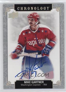 2018-19 Upper Deck Chronology - Franchise History Autographs #FH-WA-MG - 2019-20 Upper Deck Chronology Update - Mike Gartner