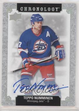 2018-19 Upper Deck Chronology - Franchise History Autographs #FH-WI-TN - Teppo Numminen