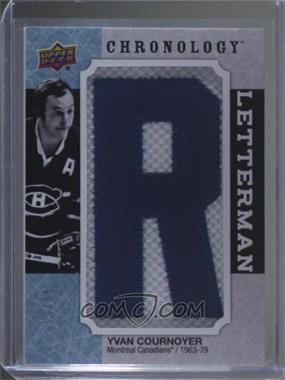 2018-19 Upper Deck Chronology - Letterman Patches Letter Relics #L-MO-YC - Yvan Cournoyer /35