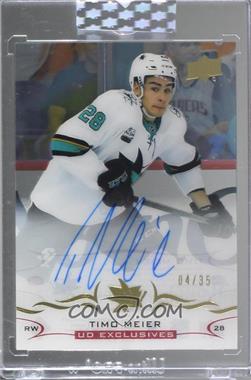 2018-19 Upper Deck Clear Cut - [Base] - UD Exclusives #CC-TM - Timo Meier /35 [Uncirculated]