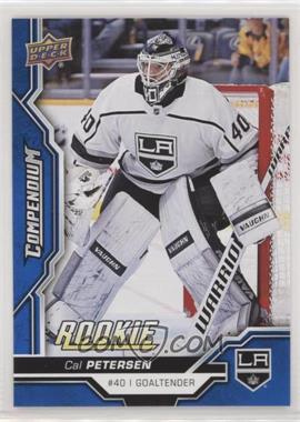 2018-19 Upper Deck Compendium - [Base] - Blue #825 - Rookies - Cal Petersen