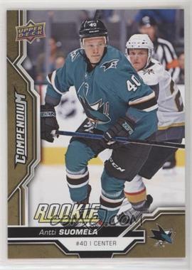 2018-19 Upper Deck Compendium - [Base] - Gold #829 - Rookies - Antti Suomela