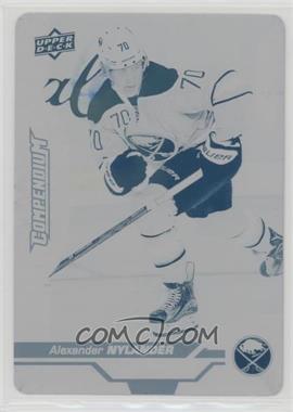 2018-19 Upper Deck Compendium - [Base] - Printing Plate Cyan #53 - Alexander Nylander /1