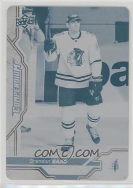 2018-19 Upper Deck Compendium - [Base] - Printing Plate Cyan #85 - Brandon Saad /1