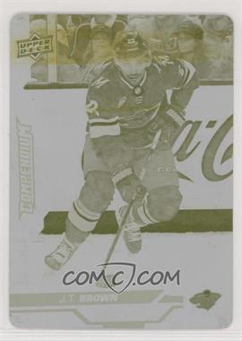 2018-19 Upper Deck Compendium - [Base] - Printing Plate Yellow #621 - J.T. Brown /1
