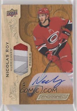 2018-19 Upper Deck Engrained - [Base] - Autographed Premium Memorabilia #66 - Rookies - Nicolas Roy /65