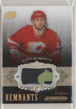 2018-19 Upper Deck Engrained - Remnants #R-GR - Gary Roberts /100