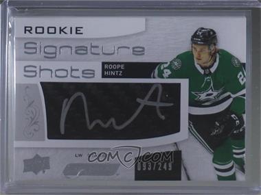 2018-19 Upper Deck Engrained - Rookie Signature Shots #RSS-RH - Roope Hintz /249