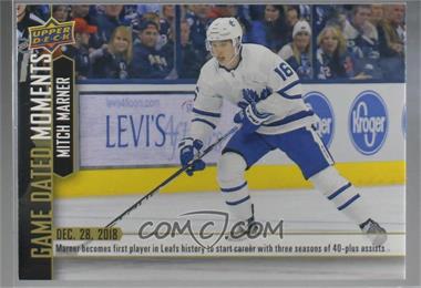 2018-19 Upper Deck Game Dated Moments - [Base] #39 - (Dec. 28, 2018) – Marner Becomes First Leafs Player with 40+ Assists in Each of His First 3 Season
