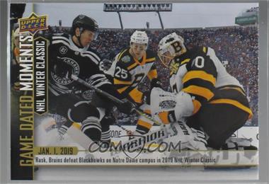 2018-19 Upper Deck Game Dated Moments - [Base] #41 - (Jan. 1, 2019) – Bruins Win in Electric NHL Winter Classic Game at Notre Dame Stadium