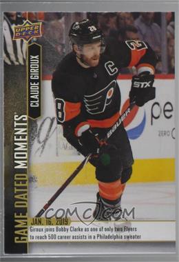 2018-19 Upper Deck Game Dated Moments - [Base] #48 - (Jan. 16, 2019) – Claude Giroux Joins Bobby Clarke as Only Flyer’s Players to Reach 500 Assist Milestone