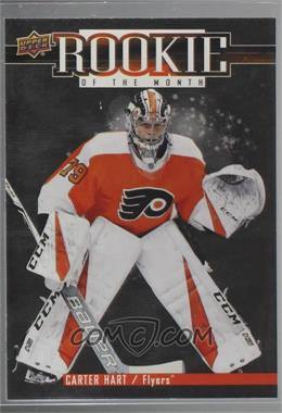 2018-19 Upper Deck Game Dated Moments - Rookie of the Month Achievements #R-4 - Rookie of the Month - January - Carter Hart