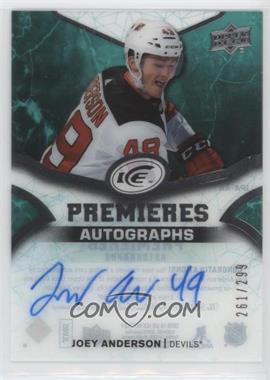 2018-19 Upper Deck Ice - Ice Premieres Autographs #IPA-AN - 2019-20 Upper Deck Ice Update - Joey Anderson /299