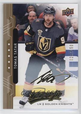 2018-19 Upper Deck MVP - [Base] - Gold Script #116 - Tomas Tatar /150