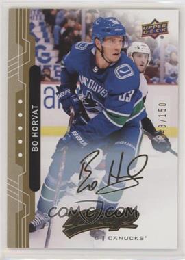 2018-19 Upper Deck MVP - [Base] - Gold Script #122 - Bo Horvat /150