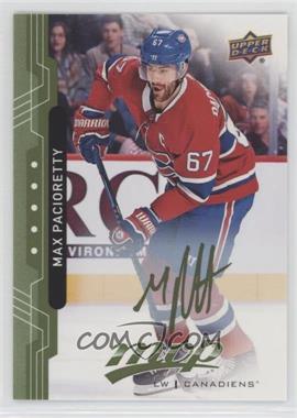 2018-19 Upper Deck MVP - [Base] - Green Script #19 - Max Pacioretty