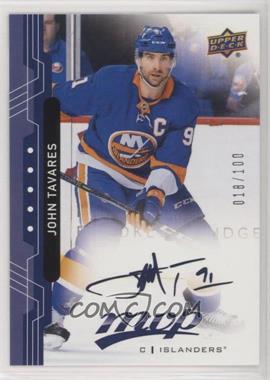 2018-19 Upper Deck MVP - [Base] - Pack Wars Blue Script #1 - John Tavares /100