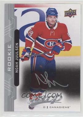 2018-19 Upper Deck MVP - [Base] - Silver Script #250 - High Series Rookies - Noah Juulsen