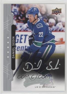 2018-19 Upper Deck MVP - [Base] - Super Script #30 - Daniel Sedin /25