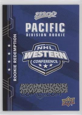 2018-19 Upper Deck MVP - Rookie Redemption #282 - West Division Pack [Unscratched BeingRedeemed]