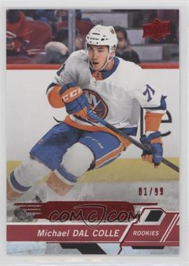 2018-19 Upper Deck Overtime - [Base] - Red Foil #49 - Michael Dal Colle /99