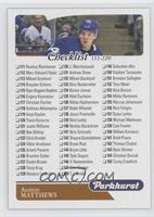 Checklist - Auston Matthews (Cards 111-220)