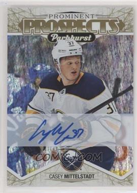 2018-19 Upper Deck Parkhurst - Prominent Prospects - Gold Autographs #PP-2 - Casey Mittelstadt