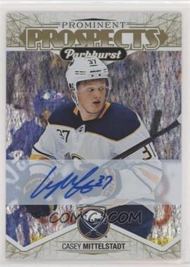 2018-19 Upper Deck Parkhurst - Prominent Prospects - Gold Autographs #PP-2 - Casey Mittelstadt