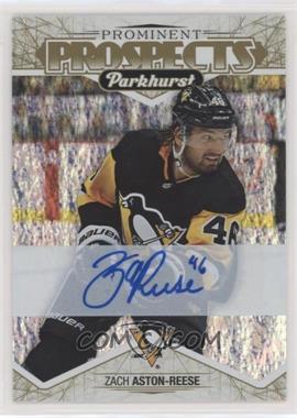 2018-19 Upper Deck Parkhurst - Prominent Prospects - Gold Autographs #PP-22 - Zach Aston-Reese