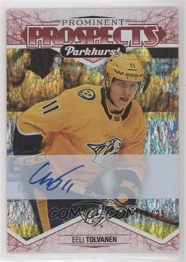 2018-19 Upper Deck Parkhurst - Prominent Prospects - Red Autographs #PP-4 - Eeli Tolvanen /25