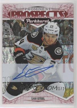 2018-19 Upper Deck Parkhurst - Prominent Prospects - Red Autographs #PP-9 - Sam Steel /25