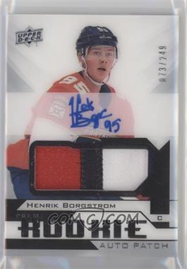 2018-19 Upper Deck Premier - Acetate Rookie Auto Patch #AR-HB - Henrik Borgstrom /249